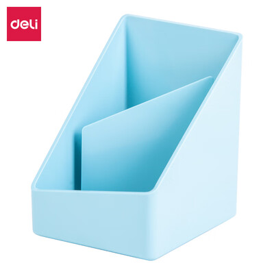 Deli deli music fashion 2 grid desktop storage box trapezoidal multi-function pen holder storage light blue 8911
Deli deli music fashion 2 grid desktop storage box trapezoidal multi-function pen holder storage light blue 8911
