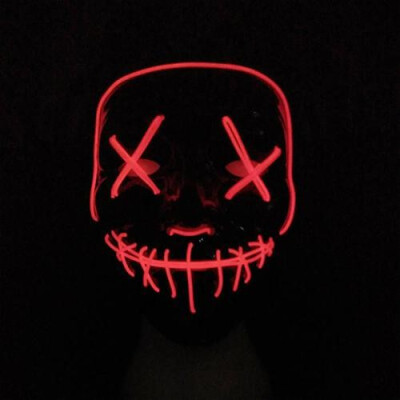 Halloween Mask LED Light Up Party Masks The Purge Election Year Great Funny Masks Festival Cosplay Costume Supplies Glow In Dark
Halloween Mask LED Light Up Party Masks The Purge Election Year Great Funny Masks Festival Cosplay Costume Supplies Glow In Dark