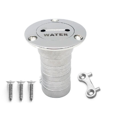 15" 2" Boat Deck Water Fuel Filler Marine 316 Stainless Steel Key Cap Yacht Fill Hardware
15" 2" Boat Deck Water Fuel Filler Marine 316 Stainless Steel Key Cap Yacht Fill Hardware