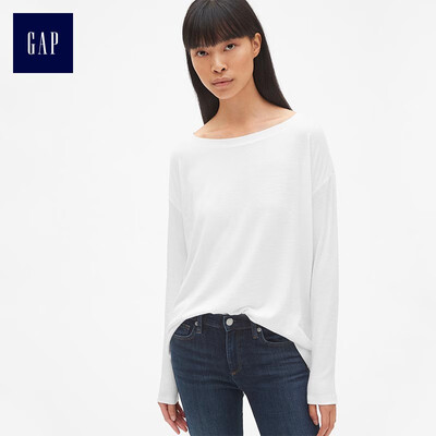 GAP flagship store womens long-sleeved round neck inside T-shirt 400584 autumn&winter wear womens solid color bottoming shirt white color
GAP flagship store womens long-sleeved round neck inside T-shirt 400584 autumn&winter wear womens solid color bottoming shirt white color