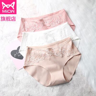 Cat man modal lace sexy seamless ladies underwear mid-waist sweet cute girl student shorts briefs skin color white pink
Cat man modal lace sexy seamless ladies underwear mid-waist sweet cute girl student shorts briefs skin color white pink