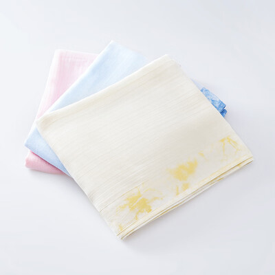 Child first grass dyed baby gauze bath towel cotton gauze bath towel newborn autumn&winter models newborn absorbent towel by children pink 100120cm