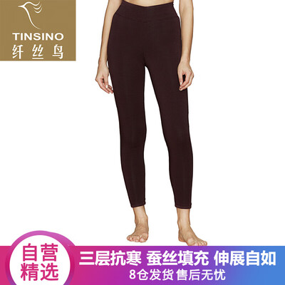 Filament bird TINSINO warm pants womens silk silk warm three-layer thick knee pants pants winter pants purple red 16595
Filament bird TINSINO warm pants womens silk silk warm three-layer thick knee pants pants winter pants purple red 16595