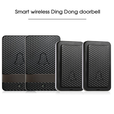 Wireless Dingdong Doorbell Self-powered 28 Ringtones 4 Levels Volumes Optional Long Distance No Battery Required 2 Transmitter 2
Wireless Dingdong Doorbell Self-powered 28 Ringtones 4 Levels Volumes Optional Long Distance No Battery Required 2 Transmitter 2