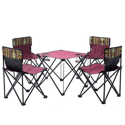 Arctic wolf BeiJiLang outdoor folding table&chair set wild beach chair self-driving portable combination table&chairs national wind table&chair five-piece
Arctic wolf BeiJiLang outdoor folding table&chair set wild beach chair self-driving portable combination table&chairs national wind table&chair five-piece