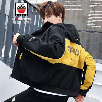AEMAPEAmerican Apple Jacket Mens Jacket 2019 Spring New Slim Hooded Mens Fashion Casual Trends Baseball Clothes J1908 Black
AEMAPEAmerican Apple Jacket Mens Jacket 2019 Spring New Slim Hooded Mens Fashion Casual Trends Baseball Clothes J1908 Black