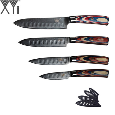 XYj VG10 Damascus Kitchen Knife Sets Paring Utility Slicing Chef Knife 67 Layer Japanese Damascus Kitchen Cooking Tools Cover
XYj VG10 Damascus Kitchen Knife Sets Paring Utility Slicing Chef Knife 67 Layer Japanese Damascus Kitchen Cooking Tools Cover