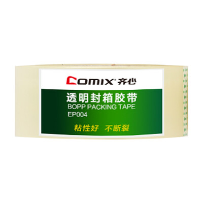 Qixin COMIX single roll 60mm100y 914 meters Putong sealing wide tape office stationery EP004
Qixin COMIX single roll 60mm100y 914 meters Putong sealing wide tape office stationery EP004