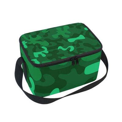 ALAZA Insulated Lunch Box Green Camouflage Lunch Bag for Men Women Portable Tote Bag Cooler Bag 
ALAZA Insulated Lunch Box Green Camouflage Lunch Bag for Men Women Portable Tote Bag Cooler Bag