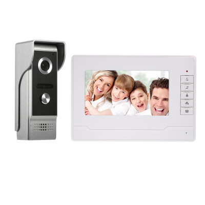 7inch TFT-LCD Color Screen Video Door Phone with 1Indoor MonitorGray 1Outdoor Camera Support Night Vision Waterproof Unlock Mo
7inch TFT-LCD Color Screen Video Door Phone with 1Indoor MonitorGray 1Outdoor Camera Support Night Vision Waterproof Unlock Mo