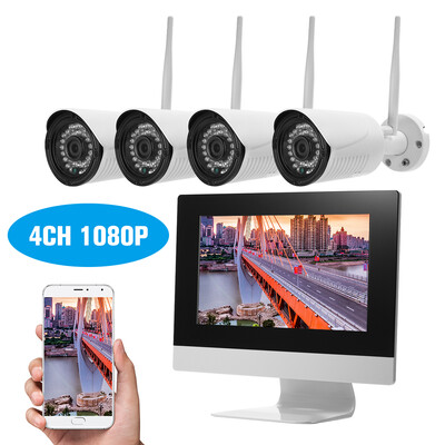 4 Channel HD 1080P Wireless WiFi NVR Kit 101 Network Video Recorder 4pcs 720P WiFi IP Camera Support Onvif IR Night Vision Pho
4 Channel HD 1080P Wireless WiFi NVR Kit 101 Network Video Recorder 4pcs 720P WiFi IP Camera Support Onvif IR Night Vision Pho