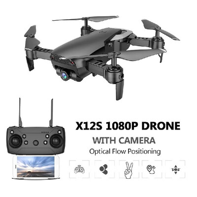 Dongmingtuo X12S 1080P Drone with Camera Wide Angle WiFi FPV Optical Flow Positioning Altitude Hold Gesture Photography Quadcopter
Dongmingtuo X12S 1080P Drone with Camera Wide Angle WiFi FPV Optical Flow Positioning Altitude Hold Gesture Photography Quadcopter