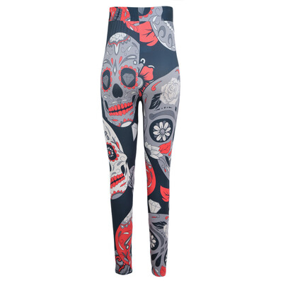 Sexy Women Yoga Sports Leggings Floral Skull Head Diamond Print High Waist Workout Running Skinny Slim Fitness Pants
Sexy Women Yoga Sports Leggings Floral Skull Head Diamond Print High Waist Workout Running Skinny Slim Fitness Pants