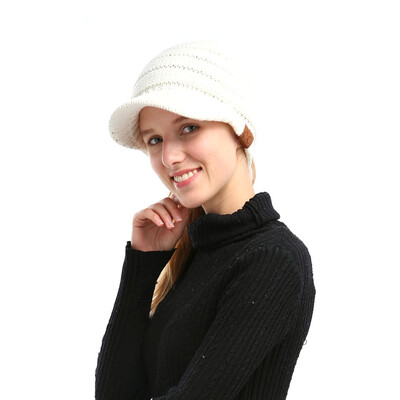 Winter Women Girl Soft Warm Knitted Thicken Hat Ponytail Beanie Caps with Visor Outdoor Snow Ski Sports Cap
Winter Women Girl Soft Warm Knitted Thicken Hat Ponytail Beanie Caps with Visor Outdoor Snow Ski Sports Cap