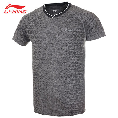 Li Ning LI-NING new all-in-one woven sports short-sleeved shirt T-shirt mens badminton competition clothes sweat-absorbent&quick-drying AAYP057-2 light gray code 180
Li Ning LI-NING new all-in-one woven sports short-sleeved shirt T-shirt mens badminton competition clothes sweat-absorbent&quick-drying AAYP057-2 light gray code 180