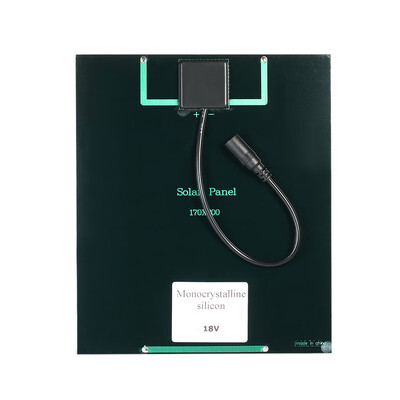 6W 18V Monocrystalline Silicon Solar Panel Portable Power Bank Charger Solar Cell with DC Female Port
6W 18V Monocrystalline Silicon Solar Panel Portable Power Bank Charger Solar Cell with DC Female Port