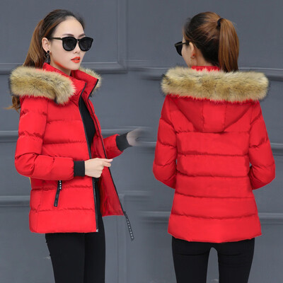 Cotton short style cotton-padded jacket hat 2018 winter new pure color thickened wool collar cotton clothes
Cotton short style cotton-padded jacket hat 2018 winter new pure color thickened wool collar cotton clothes
