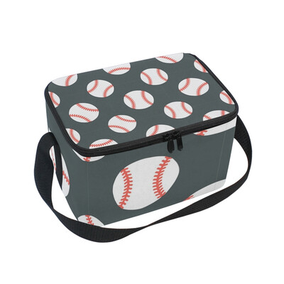ALAZA Insulated Lunch Box Baseball Black Background Lunch Bag for Men Women Portable Tote Bag Cooler Bag
ALAZA Insulated Lunch Box Baseball Black Background Lunch Bag for Men Women Portable Tote Bag Cooler Bag