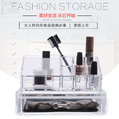 Jing Hui Si Chuang JH8158 desktop cosmetics storage box storage rack drawer plastic dressing table cosmetic box finishing box lipstick storage box
Jing Hui Si Chuang JH8158 desktop cosmetics storage box storage rack drawer plastic dressing table cosmetic box finishing box lipstick storage box