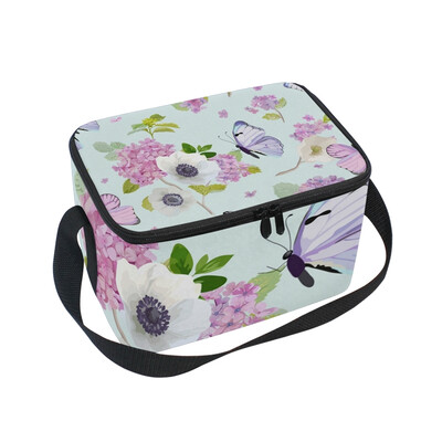 ALAZA Insulated Lunch Box Blooming Hydrangea Flowers Butterflies Lunch Bag for Men Women Portable Tote Bag Cooler Bag
ALAZA Insulated Lunch Box Blooming Hydrangea Flowers Butterflies Lunch Bag for Men Women Portable Tote Bag Cooler Bag