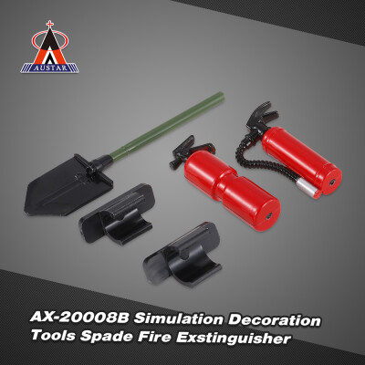 Austar AX-20008B Decoration Tools Spade Fire Exstinguisher for 110 Traxxas HSP Redcat TAMIYA CC01 SCX10 D90 RC Rock Crawler
Austar AX-20008B Decoration Tools Spade Fire Exstinguisher for 110 Traxxas HSP Redcat TAMIYA CC01 SCX10 D90 RC Rock Crawler
