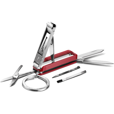 Han Kewei Kowell nail clippers stainless steel nail scissors nail file 7 functions BT-MCP3000 red protective shell black leather case import
Han Kewei Kowell nail clippers stainless steel nail scissors nail file 7 functions BT-MCP3000 red protective shell black leather case import