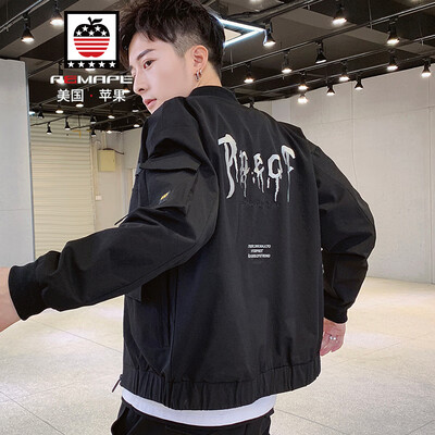AEMAPEAmerican Apple Jacket Mens Jacket 2019 Spring New Slim Stand Collar Mens Fashion Casual Trends Baseball Clothes 9023 Black
AEMAPEAmerican Apple Jacket Mens Jacket 2019 Spring New Slim Stand Collar Mens Fashion Casual Trends Baseball Clothes 9023 Black