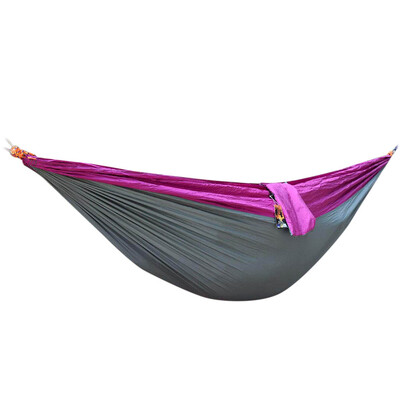 2 Person Hammock Assorted Color Portable Parachute Nylon Fabric for Indoor Outdoor Use
2 Person Hammock Assorted Color Portable Parachute Nylon Fabric for Indoor Outdoor Use