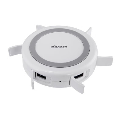 Nillkin Hermit Qi Wireless Charger Transmitter 4-USB Port USB 30 Charging Pad Stand for Samsung Galaxy S6 S7 S7 edge S8 Nok
Nillkin Hermit Qi Wireless Charger Transmitter 4-USB Port USB 30 Charging Pad Stand for Samsung Galaxy S6 S7 S7 edge S8 Nok