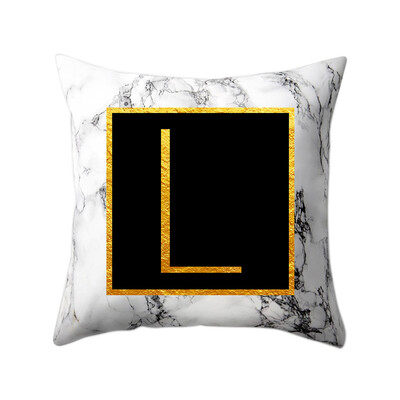 Modern Pillowcases 4545 Gold Alphabet Word Letter White Marble Pattern Pillow Case Super Soft Throw Sofa Bed Cushion Cover Protec
Modern Pillowcases 4545 Gold Alphabet Word Letter White Marble Pattern Pillow Case Super Soft Throw Sofa Bed Cushion Cover Protec