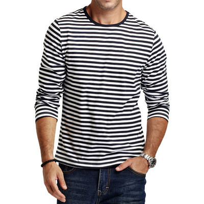 E-BAIHUI spring tshirts Casual Striped T Shirt Men Long Sleeve Mens brand T ShirtS Slim Fit Mens Clothes Trend Tops Tees CT067
E-BAIHUI spring tshirts Casual Striped T Shirt Men Long Sleeve Mens brand T ShirtS Slim Fit Mens Clothes Trend Tops Tees CT067