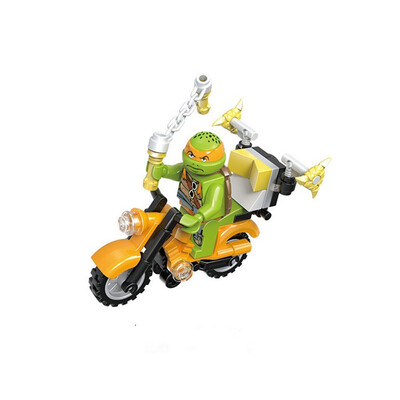 Ninja Turtles With Motorcycle Building Blocks Bricks Toys Compatible Kids Gifts Bedroom Bookshelf Decoration Children DIY Handmade
Ninja Turtles With Motorcycle Building Blocks Bricks Toys Compatible Kids Gifts Bedroom Bookshelf Decoration Children DIY Handmade