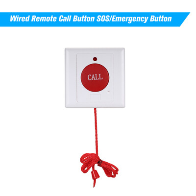 Wired Remote Call Button SOSEmergency Button Caregiver Pager for BedChairFloor Mat Fall Alarm Patient Elderly Disabled Pull Cor
Wired Remote Call Button SOSEmergency Button Caregiver Pager for BedChairFloor Mat Fall Alarm Patient Elderly Disabled Pull Cor