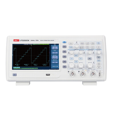 UNI-T UTD2202CM Dual Channel Digital Storage Oscilloscope 200MHz Bandwidth 1GSs Sample Rate 7"Color Screen Digital Oscilloscope
UNI-T UTD2202CM Dual Channel Digital Storage Oscilloscope 200MHz Bandwidth 1GSs Sample Rate 7"Color Screen Digital Oscilloscope