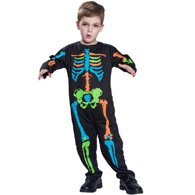 Unisex Child Baby Halloween Colorful Skeleton Jumpsuit Costume Masquerade Cosplay Party Props-- Size for 3-4 Years Old Kids
Unisex Child Baby Halloween Colorful Skeleton Jumpsuit Costume Masquerade Cosplay Party Props-- Size for 3-4 Years Old Kids