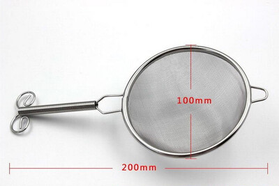 Stainless Steel Fine Mesh Loose Tea Strainer Leaves Filter with Handle Extra Large 100 mm
Stainless Steel Fine Mesh Loose Tea Strainer Leaves Filter with Handle Extra Large 100 mm