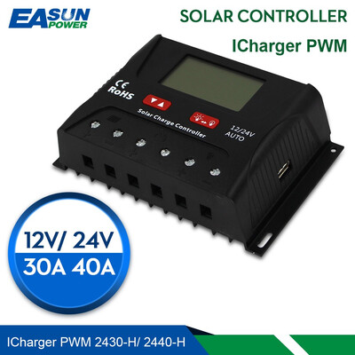 Solar Charge Controller 30A 40A PWM Solar Controller USB 5V Voltage Regulator Lcd Display 12V 24V Solar Regulator
Solar Charge Controller 30A 40A PWM Solar Controller USB 5V Voltage Regulator Lcd Display 12V 24V Solar Regulator