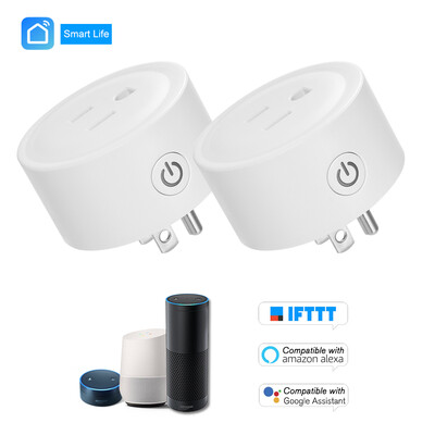 Smart WiFi Socket Remote Control by Smart Phone from Anywhere Timing Function Compatible with Amazon Alexa&for Google Home IF
Smart WiFi Socket Remote Control by Smart Phone from Anywhere Timing Function Compatible with Amazon Alexa&for Google Home IF