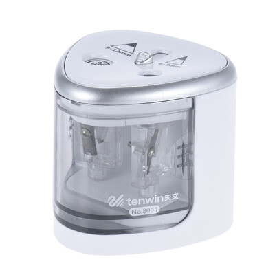 Multi-functional Automatic Electric Pencil Sharpener Battery Operated with 2 Holes6-8mm 9-12mm for Home School Student Silver
Multi-functional Automatic Electric Pencil Sharpener Battery Operated with 2 Holes6-8mm 9-12mm for Home School Student Silver