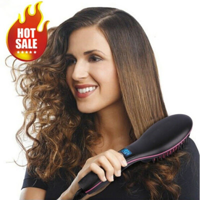 Electric Hair Brush Hair Straightener Portable Handheld Electric Hair Straight Brush Pro LCD Display
Electric Hair Brush Hair Straightener Portable Handheld Electric Hair Straight Brush Pro LCD Display
