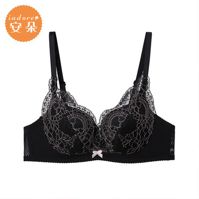 An Lifangs An Duo no steel ring on the support chest thick cup gather side red underwear HB0172U black BLK 75A
An Lifangs An Duo no steel ring on the support chest thick cup gather side red underwear HB0172U black BLK 75A