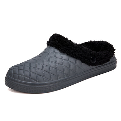 Mens Cozy Fuzzy Wool Fleece PU Upper Slippers Slip On Clog Winter House Shoes Indoor&Outdoor
Mens Cozy Fuzzy Wool Fleece PU Upper Slippers Slip On Clog Winter House Shoes Indoor&Outdoor