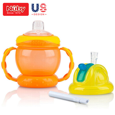 Nuby childrens cup leak-proof sippy cup baby learning cup double head replacement duckbill cup 240ml orange 10020 American brand
Nuby childrens cup leak-proof sippy cup baby learning cup double head replacement duckbill cup 240ml orange 10020 American brand