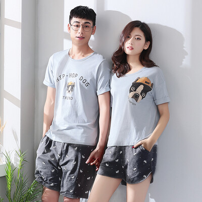 Bejirog summer short-sleeved cotton couple pajamas summer men&women home service suit nightdress Korean cute spring 4682 mens
Bejirog summer short-sleeved cotton couple pajamas summer men&women home service suit nightdress Korean cute spring 4682 mens