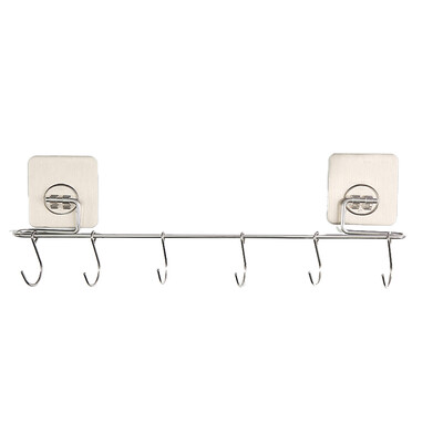 1 Pack 6 Hooks Seamless Transparent Strong Adhesive Door Multi-function Wall Hook Reusable Heavy Duty Stickers for Hanging Kitchen
1 Pack 6 Hooks Seamless Transparent Strong Adhesive Door Multi-function Wall Hook Reusable Heavy Duty Stickers for Hanging Kitchen
