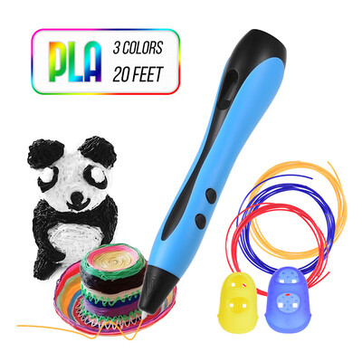 3D Pen with PLA Filament Refills LCD Screen Professional 3D Drawing Printing Pen Extruding Speed Temperature Control Perfect Gift
3D Pen with PLA Filament Refills LCD Screen Professional 3D Drawing Printing Pen Extruding Speed Temperature Control Perfect Gift
