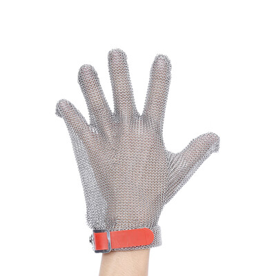 Plastic Belt Stainless Steel Mesh Glove Cut Resistant Chain Mail Protective Anti-Cutting Glove for Kitchen Butcher Working Safety
Plastic Belt Stainless Steel Mesh Glove Cut Resistant Chain Mail Protective Anti-Cutting Glove for Kitchen Butcher Working Safety