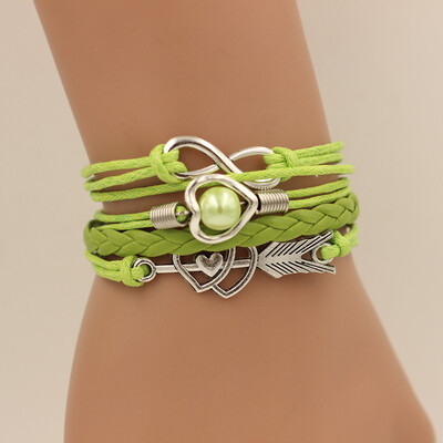 Fashion Multi-layer Alloy Leather Heart-shaped Cupid Arrow Woven Bracelet for Women Jewelry
Fashion Multi-layer Alloy Leather Heart-shaped Cupid Arrow Woven Bracelet for Women Jewelry