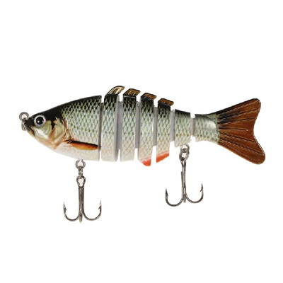 Lixada 100mm 13g 39" 7 Segments Multi-Jointed Hard Fishing Lure Life-like Swimbait Crank Bait 2 Treble VMC Hooks
Lixada 100mm 13g 39" 7 Segments Multi-Jointed Hard Fishing Lure Life-like Swimbait Crank Bait 2 Treble VMC Hooks
