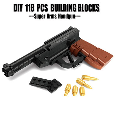 Cheap Hot DIY 118PCS Weapon Mauser Gun Arms Plastic Building Blocks Army Model Handgun Bricks Toys Compatible with lego For Kids
Cheap Hot DIY 118PCS Weapon Mauser Gun Arms Plastic Building Blocks Army Model Handgun Bricks Toys Compatible with lego For Kids